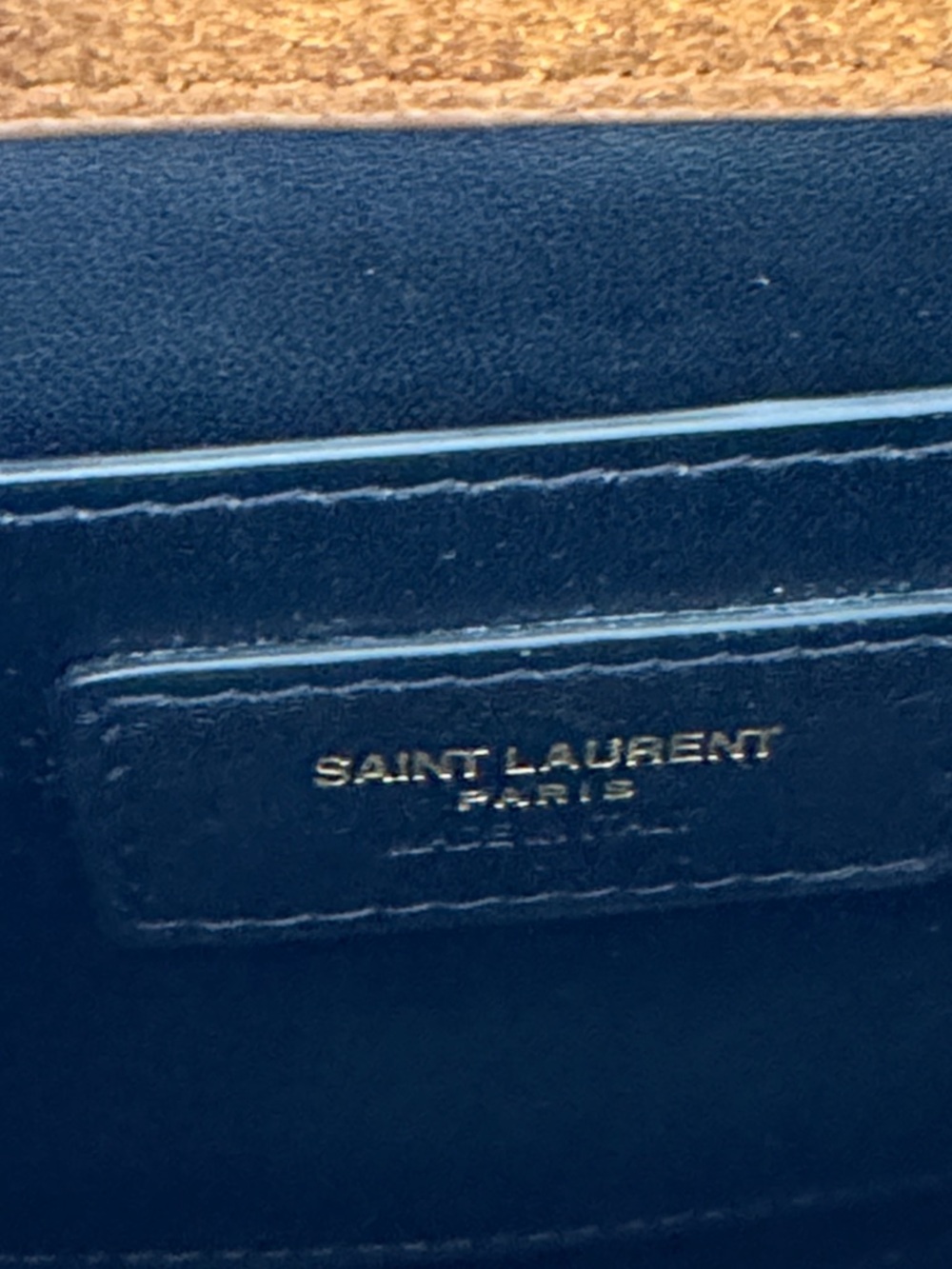 Saint Laurent Brown Suede Crossbody Bag with Black YSL Hardware (pre-loved) - Picture 8 of 15